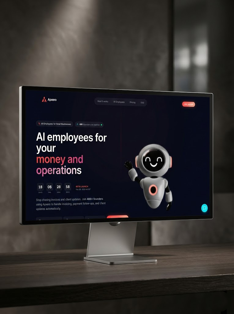 Apxero dashboard screenshot showing AI career intelligence platform