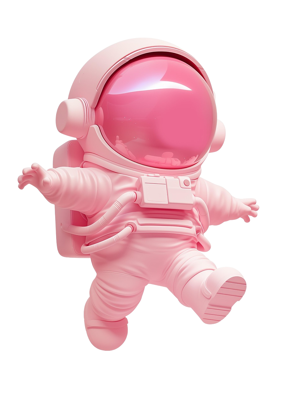 3D Astronaut mascot representing AI automation exploration